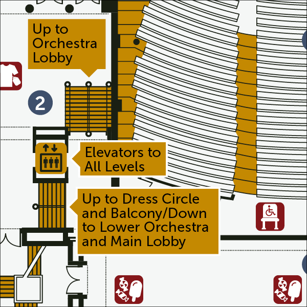 floorplans  of the Princess of Wales Theatre